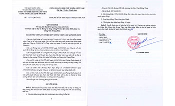 Quyết định số 126/QĐ-CVCX ngày 20/01/2026 của Công ty về việc phê duyệt kết quả lựa chọn nhà thầu Gói thầu vật tư duy tu tháng và tăng cường Tết âm lịch năm 2026 phục vụ Công viên Trung Tâm