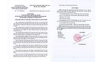 Quyết định về việc phê duyệt kết quả lựa chọn nhà thầu gói thầu phi tư vấn - dịch vụ chăm sóc, bảo dưỡng cây xanh, mảng xanh năm 2026 phục vụ hợp đồng số 01/2025/HĐ-DVCI