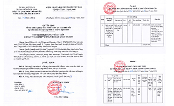 Quyết định về việc phê duyệt dự toán và kế hoạch lựa chọn nhà thầu dự toán mua sắm dịch vụ thuê xe chuyên ngành cx1