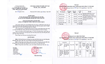 Quyết định về việc phê duyệt dự toán và kế hoạch lựa chọn nhà thầu dự toán mua sắm đồng phục khối gián tiếp Công ty năm 2025