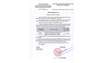 Thư mời báo giá mua sắm vật tư phân bón sinh học