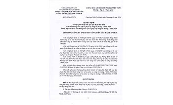 Quyết định về việc phê duyệt kết quả lựa chọn nhà thầu Gói thầu hàng hóa vật tư phục vụ công tác tháng 2 năm 2026  Thuộc Dự toán mua sắm hàng hóa vật tư phục vụ công tác tháng 2 năm 2026