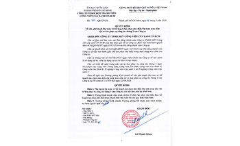 Quyết định số 544/QĐ-CVCX ngày 02/03/2026 của Công ty về việc phê duyệt Dự toán và Kế hoạch lựa chọn nhà thầu Dự toán mua sắm vật tư hoa phục vụ công tác tháng 3 của Công ty