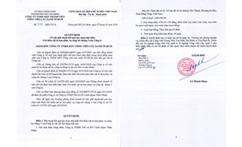 Quyết định số 579/QĐ-CVCX ngày 05/03/2026 của Công ty về việc phê duyệt kết quả lựa chọn nhà thầu Gói thầu vật tư hoa phục vụ công tác tháng 3 của Công ty