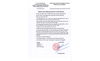 Thông báo mời chào hàng cạnh tranh dịch vụ thi công bể nước ngầm; Bãi xe; Lối ra bãi xe; Cấp nguồn và chiếu sáng công viên; Nhà vệ sinh