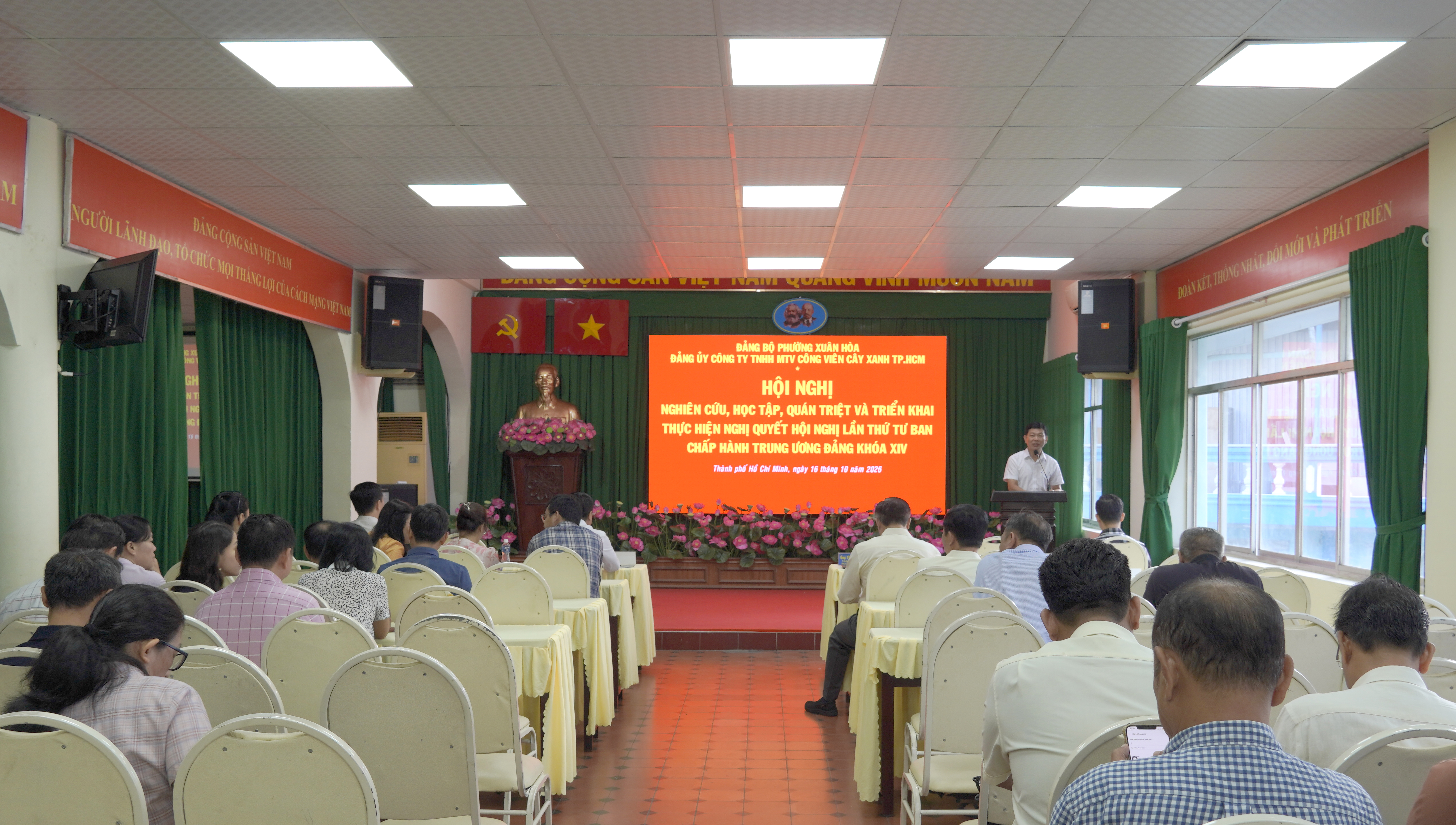 Đảng ủy Công ty tham dự trực tuyến Hội nghị toàn quốc nghiên cứu, học tập, quán triệt và triển khai Nghị quyết Trung ương 4 khóa XIV