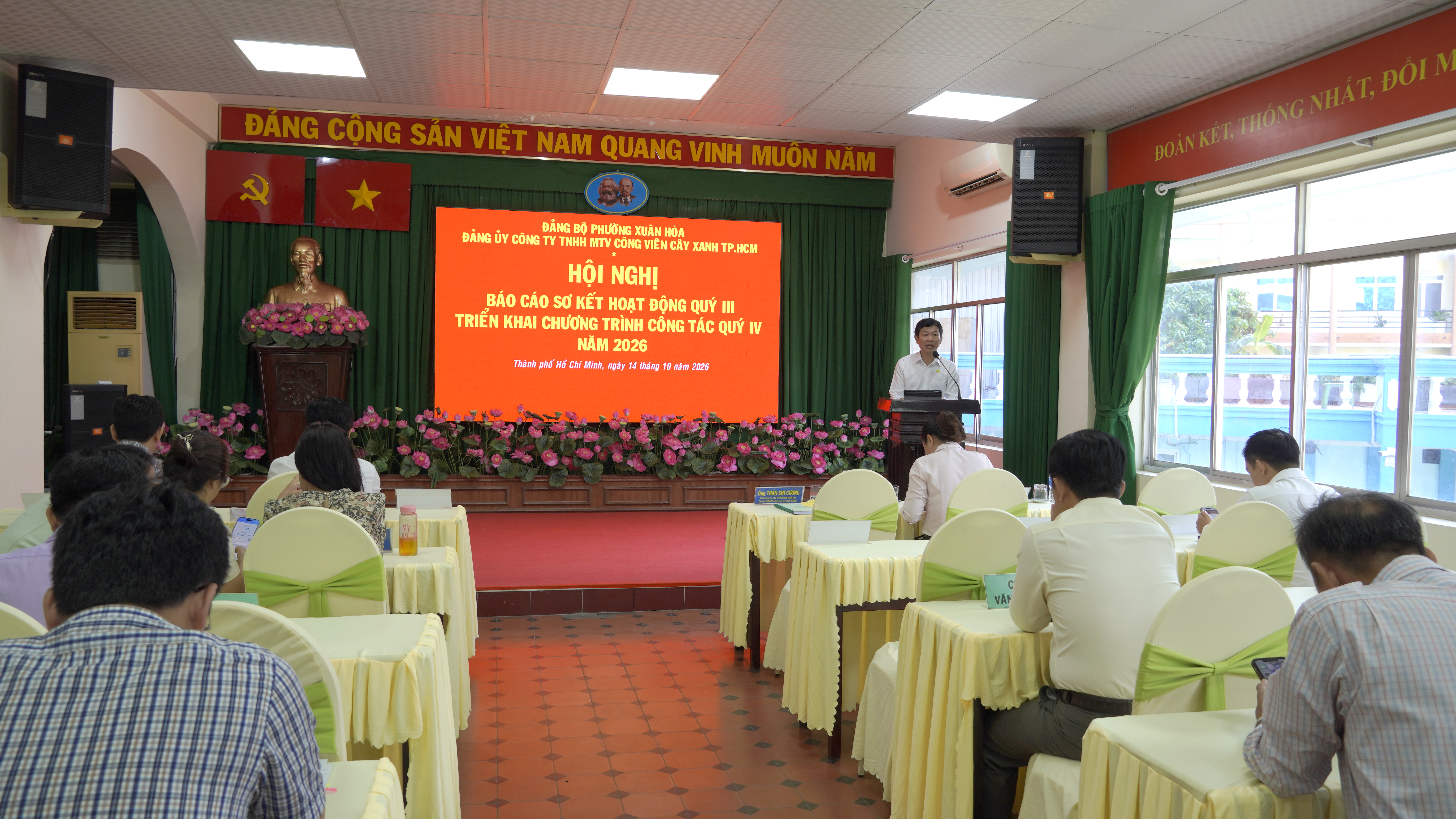 ĐẢNG BỘ CÔNG TY TỔ CHỨC HỘI NGHỊ SINH HOẠT ĐẢNG BỘ QUÝ III NĂM 2026
