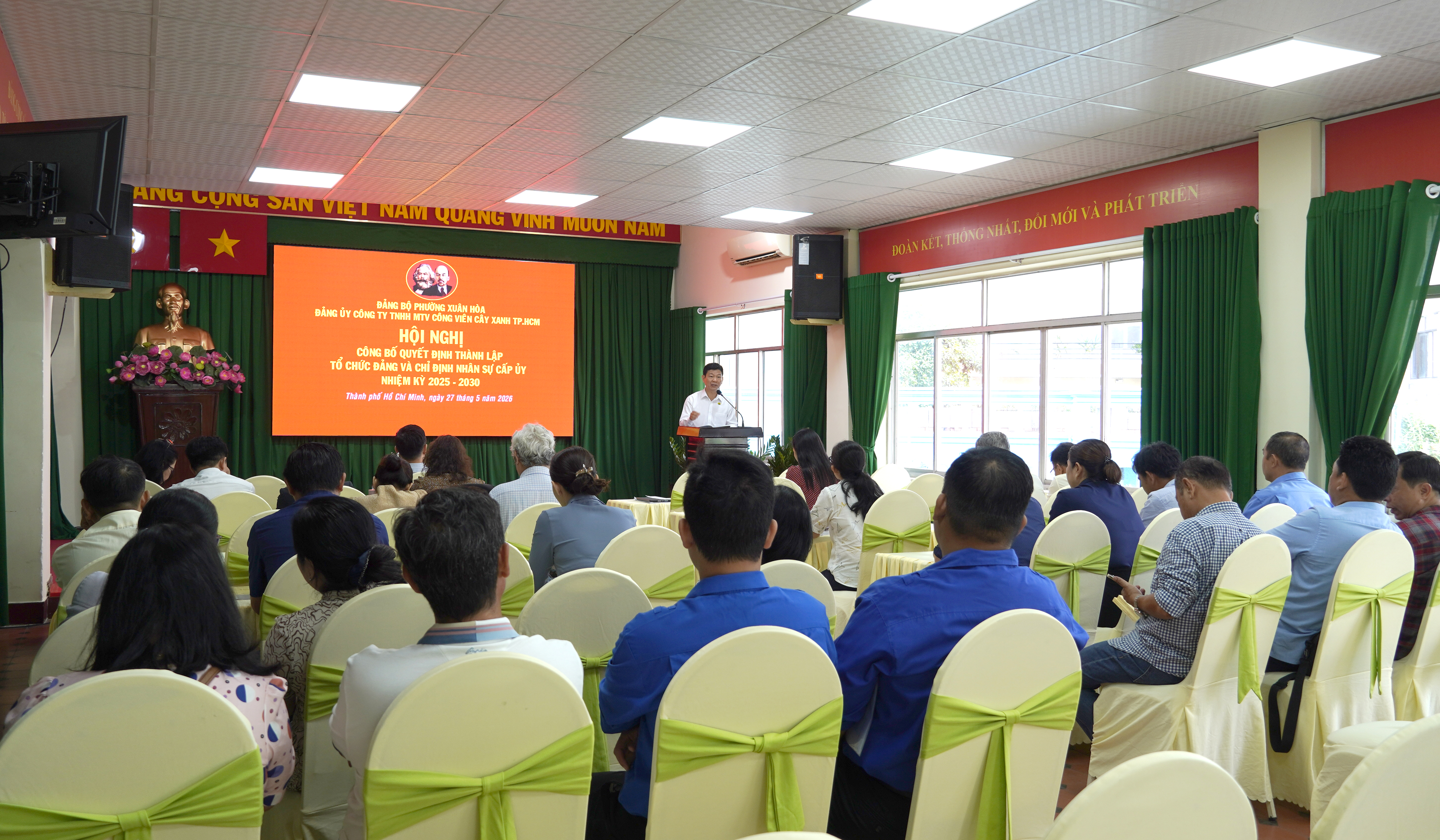 Đảng ủy Công ty Công bố quyết định thành lập tổ chức đảng và chỉ định nhân sự cấp ủy nhiệm kỳ 2025 – 2030
